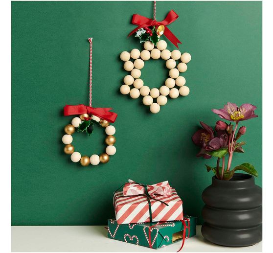 Craft kit wooden beads "Wreath"