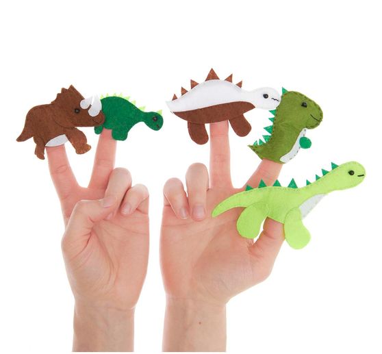 Craft kit finger puppets "Dinos"