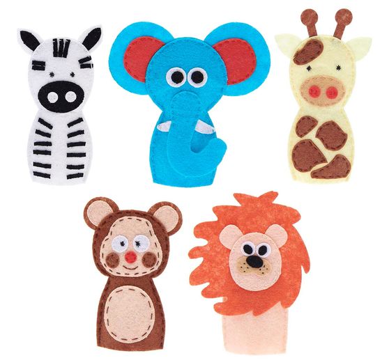 Kit per lavoretti con le dita "Animali".