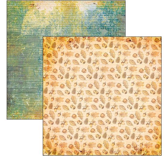 Scrapbook paper "Into the Wild"