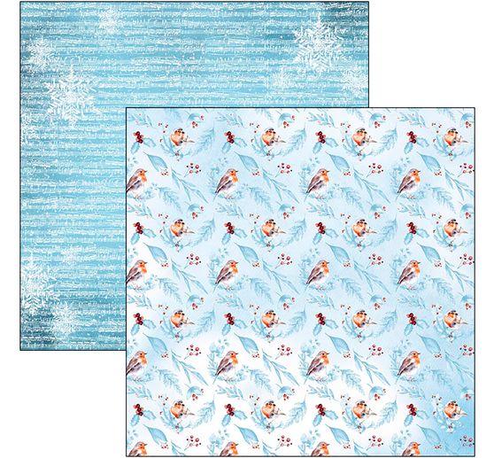 Scrapbook paper "Winter Journey"