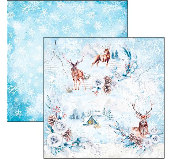 Scrapbook paper "Winter Journey"
