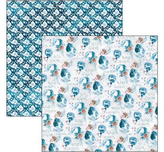 Scrapbook paper "Winter Journey"