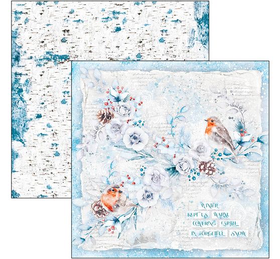 Scrapbook paper "Winter Journey"