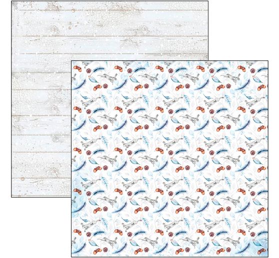 Scrapbook paper "Winter Journey"