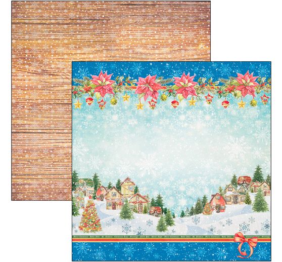 Scrapbook paper "Dear Santa"