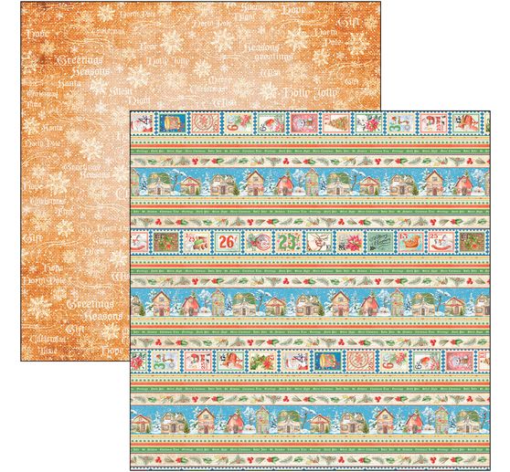 Scrapbook paper "Dear Santa"