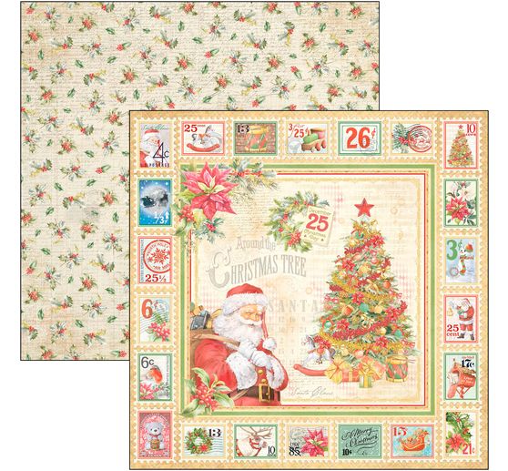 Scrapbook paper "Dear Santa"