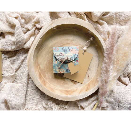 Vintage photo cardboard "Winter branches"