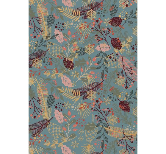 Vintage photo cardboard "Winter branches"