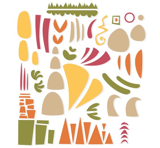 Fustella Sizzix Thinlits "Infinite Doodles #1