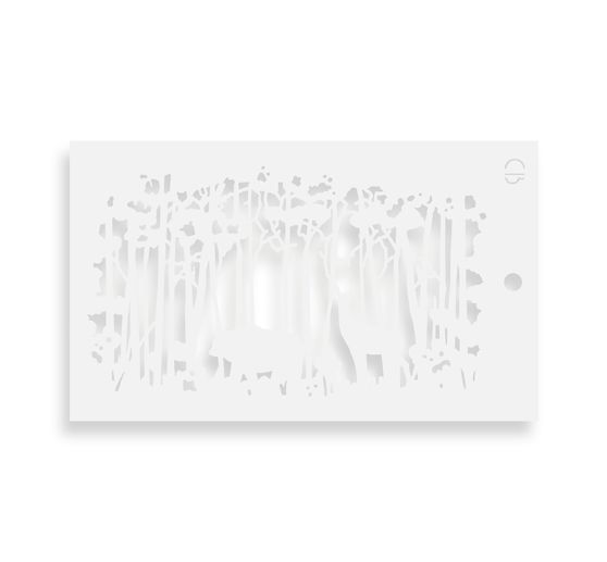 Stencil "Deer forest"