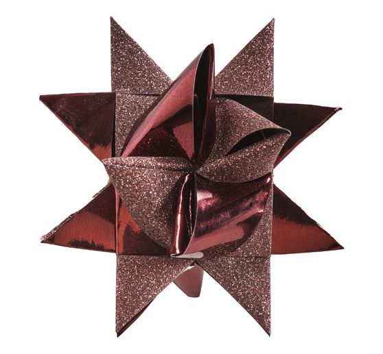 Paper strips "Glitter, chocolate brown"