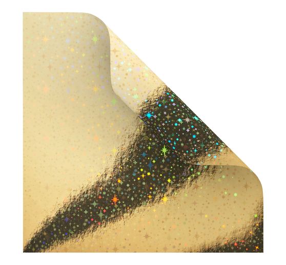 Folding paper "Holography gold"