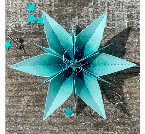 Punching template folding star "Small"