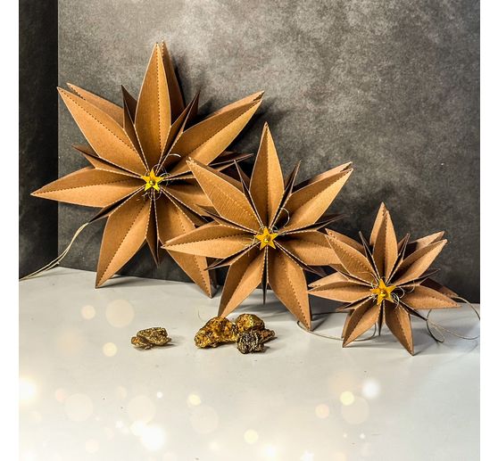 Punching template folding star "Small"