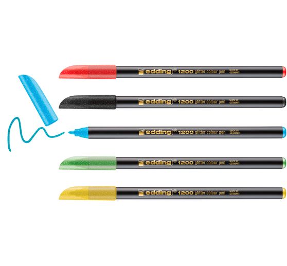 edding 1200 pennarelli glitterati "Basic"