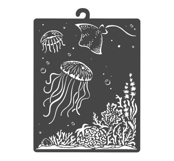 Stencil "Canzoni del mare - Meduse"