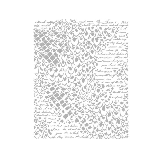 Stencil "Songs of the Sea - Mermaid Scales"