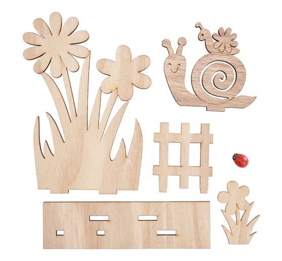 VBS Wooden building kit "Snail garden"