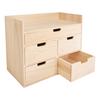 VBS cassetto organizzatore per scrivania con ripiano