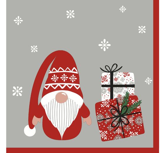 "Tovagliolo "Babbo Natale segreto con regali