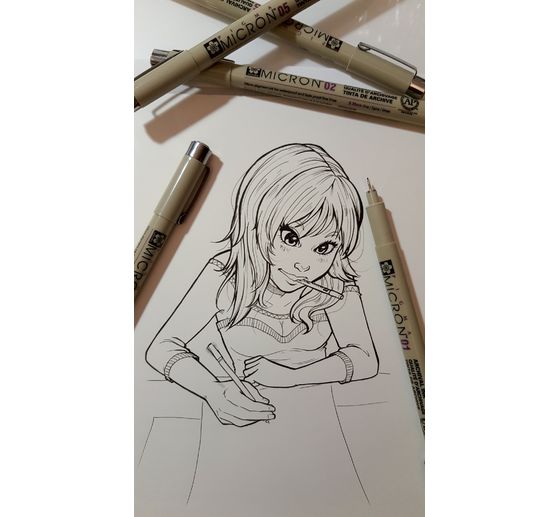 Sakura Pigma Micron "Manga Collection", set of 6