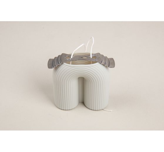 Stampo per colata in silicone "Candela scanalata a forma di U