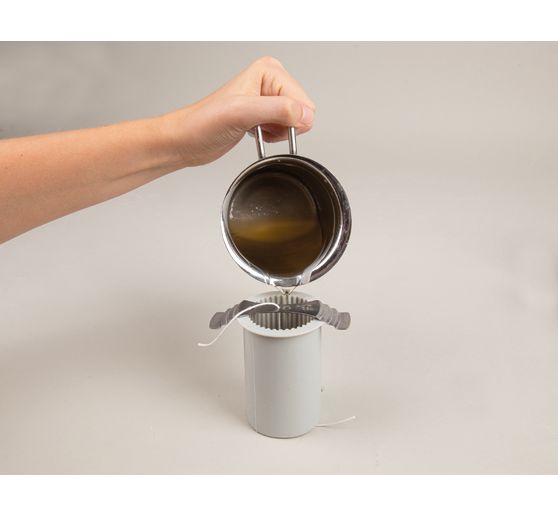 Silicone casting mould "Fluted pillar candle"