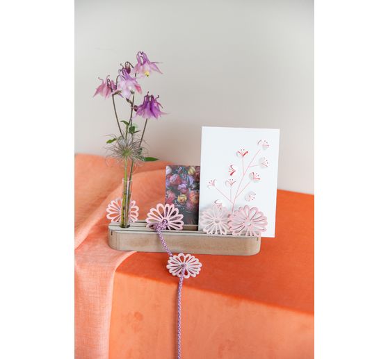 Wooden stand with test tube