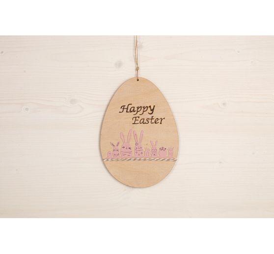 Punching template "Rabbit family"