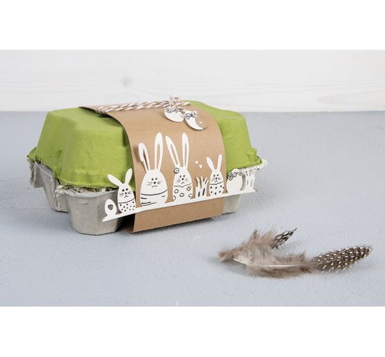 Punching template "Rabbit family"