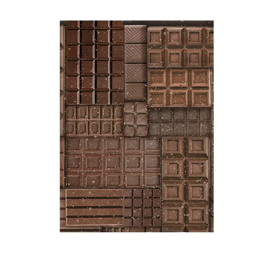 Sfondi in seta di paglia con motivi "Caffè e cioccolato".