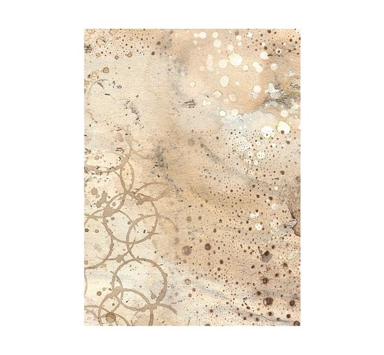 Sfondi in seta di paglia con motivi "Caffè e cioccolato".