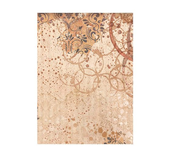 Sfondi in seta di paglia con motivi "Caffè e cioccolato".