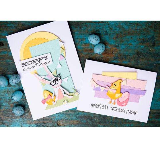 Sizzix Thinlits, fustella "Bunny + Chick di Tim Holtz".