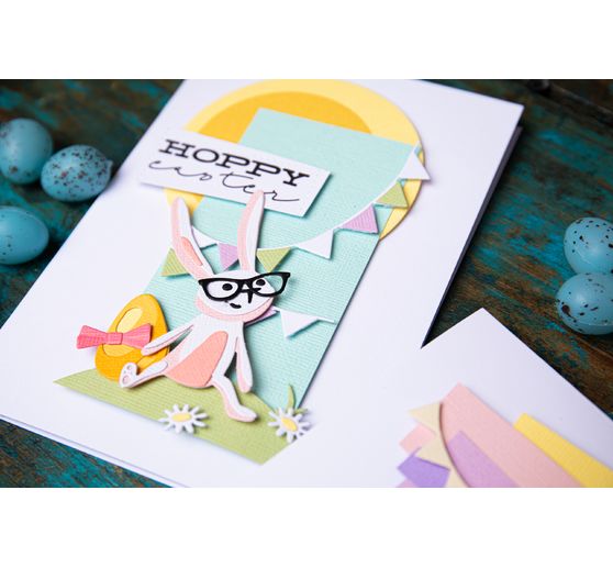 Sizzix Thinlits, fustella "Bunny + Chick di Tim Holtz".