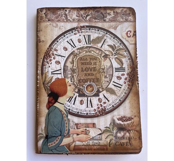 Blocco di scrapbook "Caffè e Cioccolato