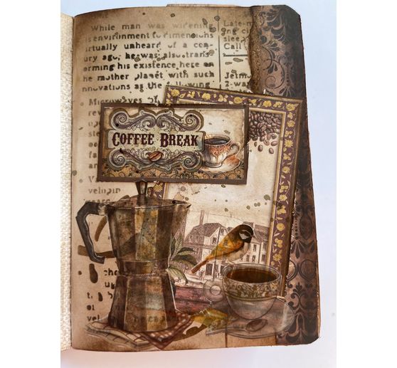 Blocco di scrapbook "Caffè e Cioccolato