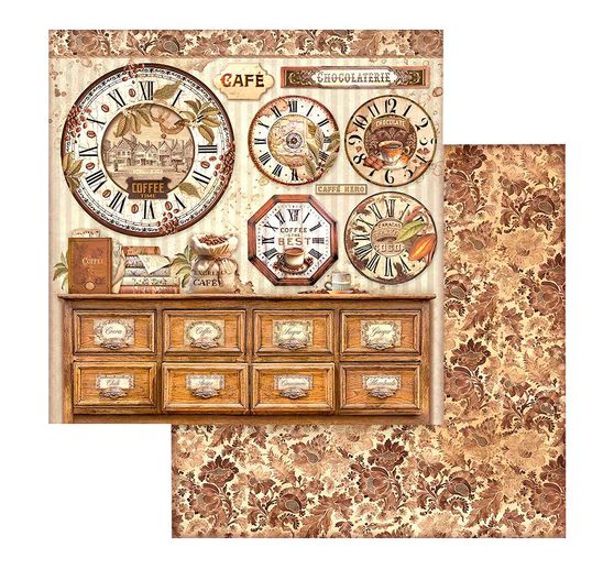 Blocco di scrapbook "Caffè e Cioccolato