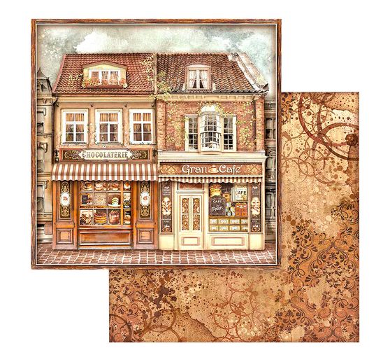 Blocco di scrapbook "Caffè e Cioccolato