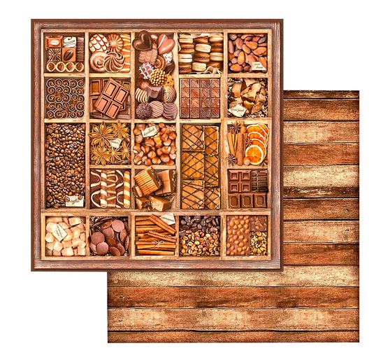 Blocco di scrapbook "Caffè e Cioccolato