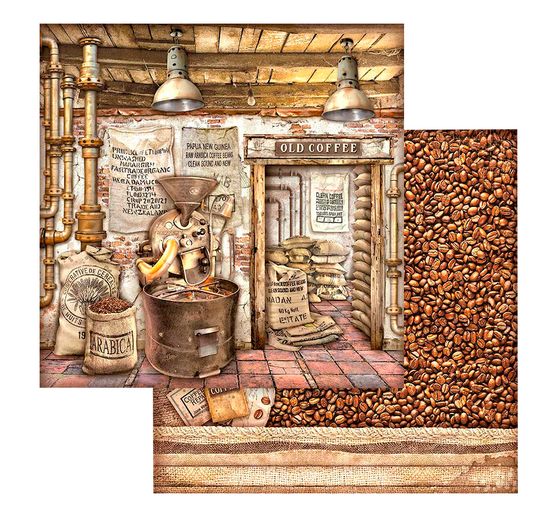 Blocco di scrapbook "Caffè e Cioccolato