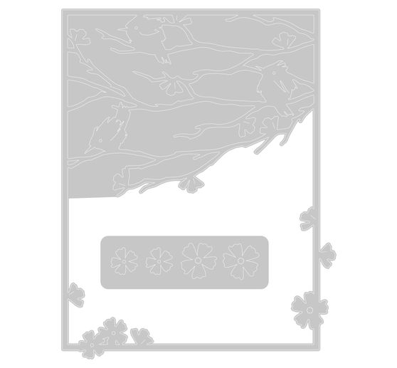 Sizzix Thinlits, fustella "Woodland Cardfront".