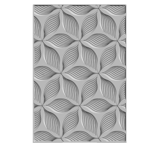 Stencil Sizzix per embossing 3D "Petali definiti".