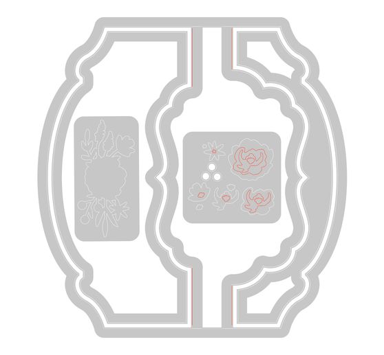 Sizzix Thinlits fustella "Biglietto, etichetta"