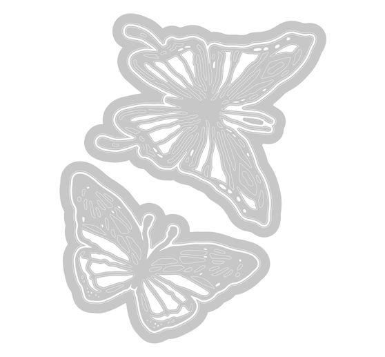 Sizzix Thinlits Punching template "Scribbly Butterfly by Tim Holtz"