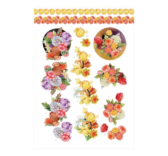 3D Punched sheet book "Urban Flowers"