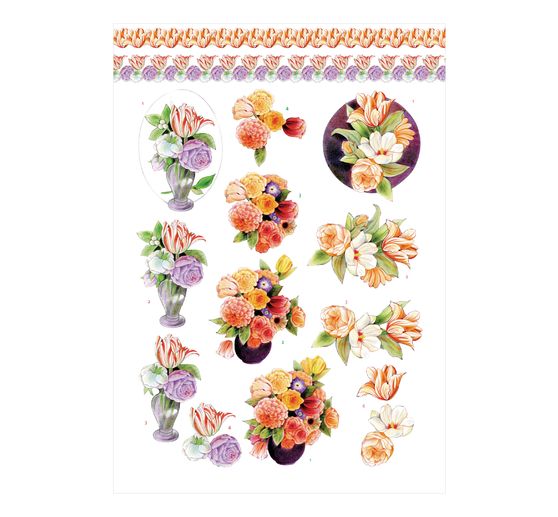 3D Punched sheet book "Urban Flowers"