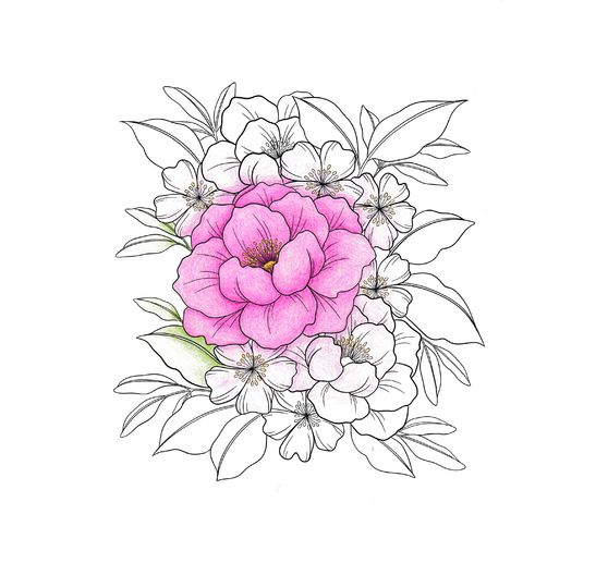 Book "Colorful World - Traumhaftes Blütenglück"